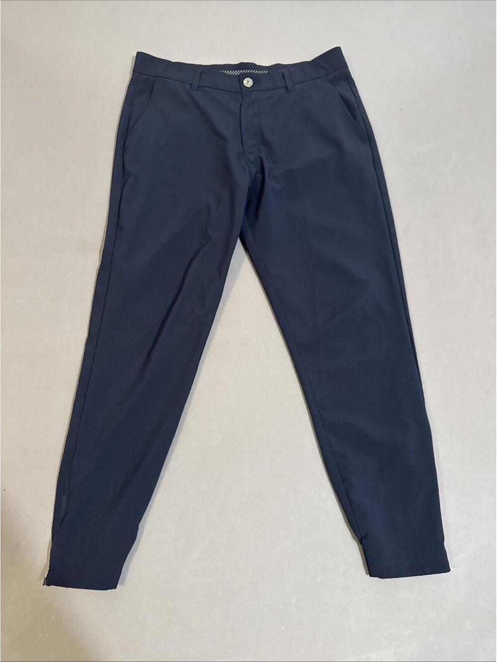 Primo 32 Short Navy Blue Jogger Performance Golf Pants Slim Stretch Mens